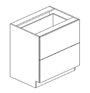 2 Drawer Base Cabinet