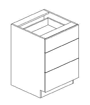 3 Drawer Base Cabinet
