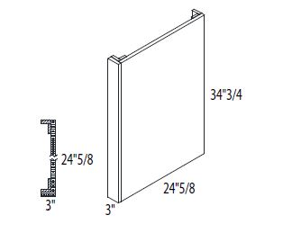 Dishwasher End Panel