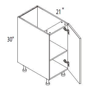 Vanity Base Full Single Door Cabinet