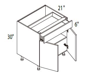 Double Door Vanity Base Cabinet