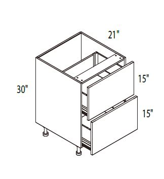 Vainty 2-Drawers Base Cabinet