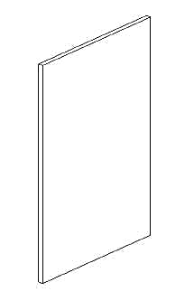 Vanity Finished End Panel